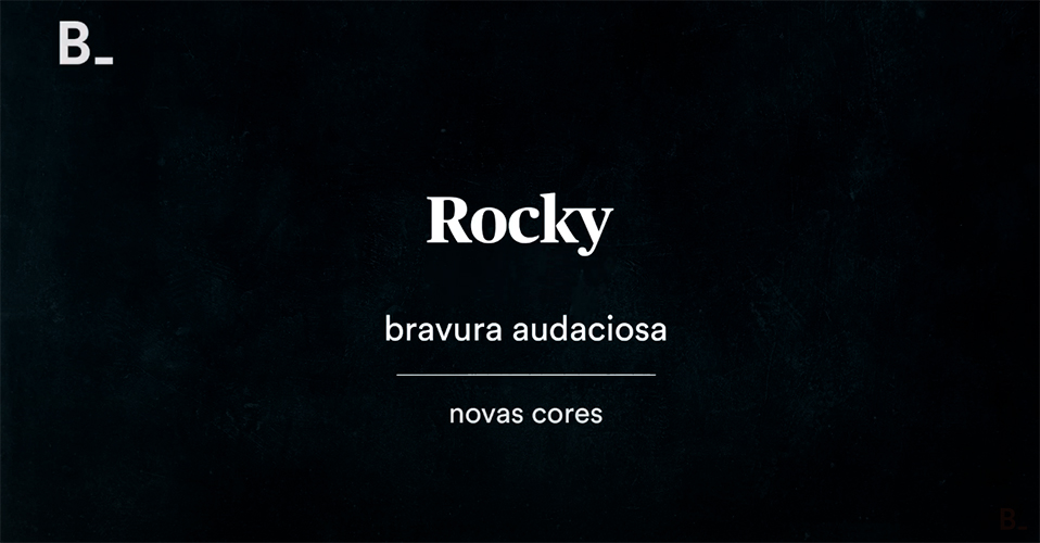 Rocky - novas cores 